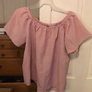 Off the shoulder blouse